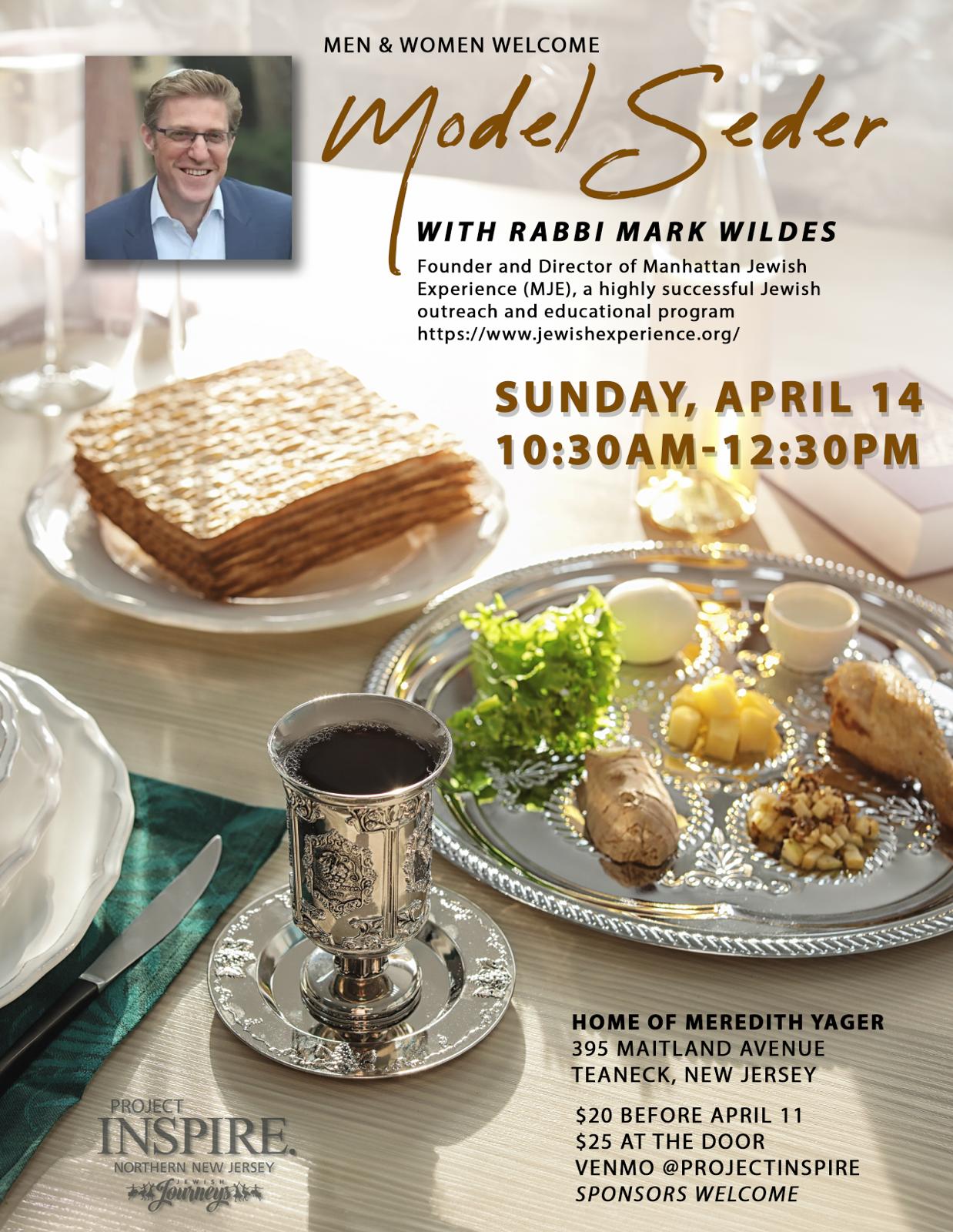 Model Seder with Rabbi Mark Wildes