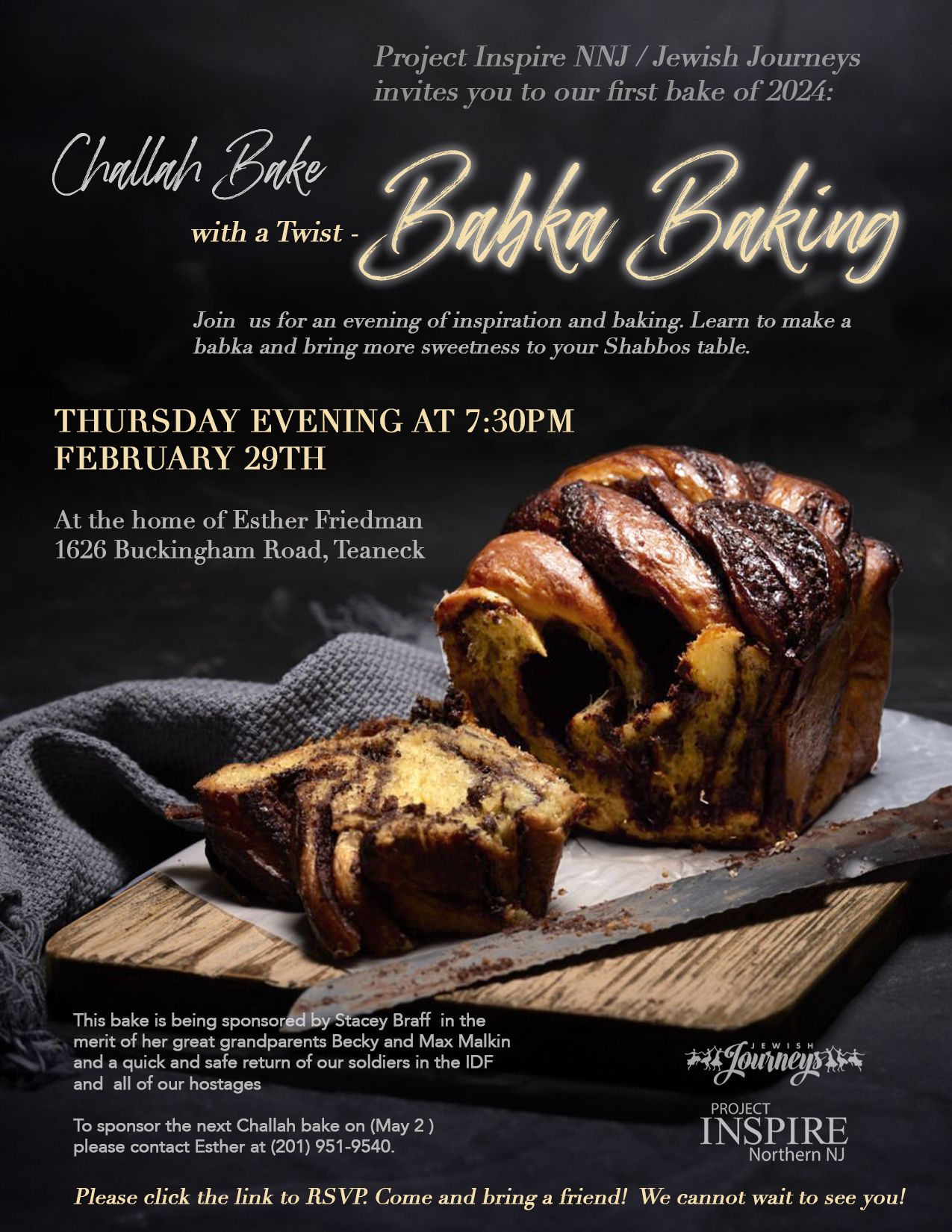Babka Baking - Challah Baking with a Twist