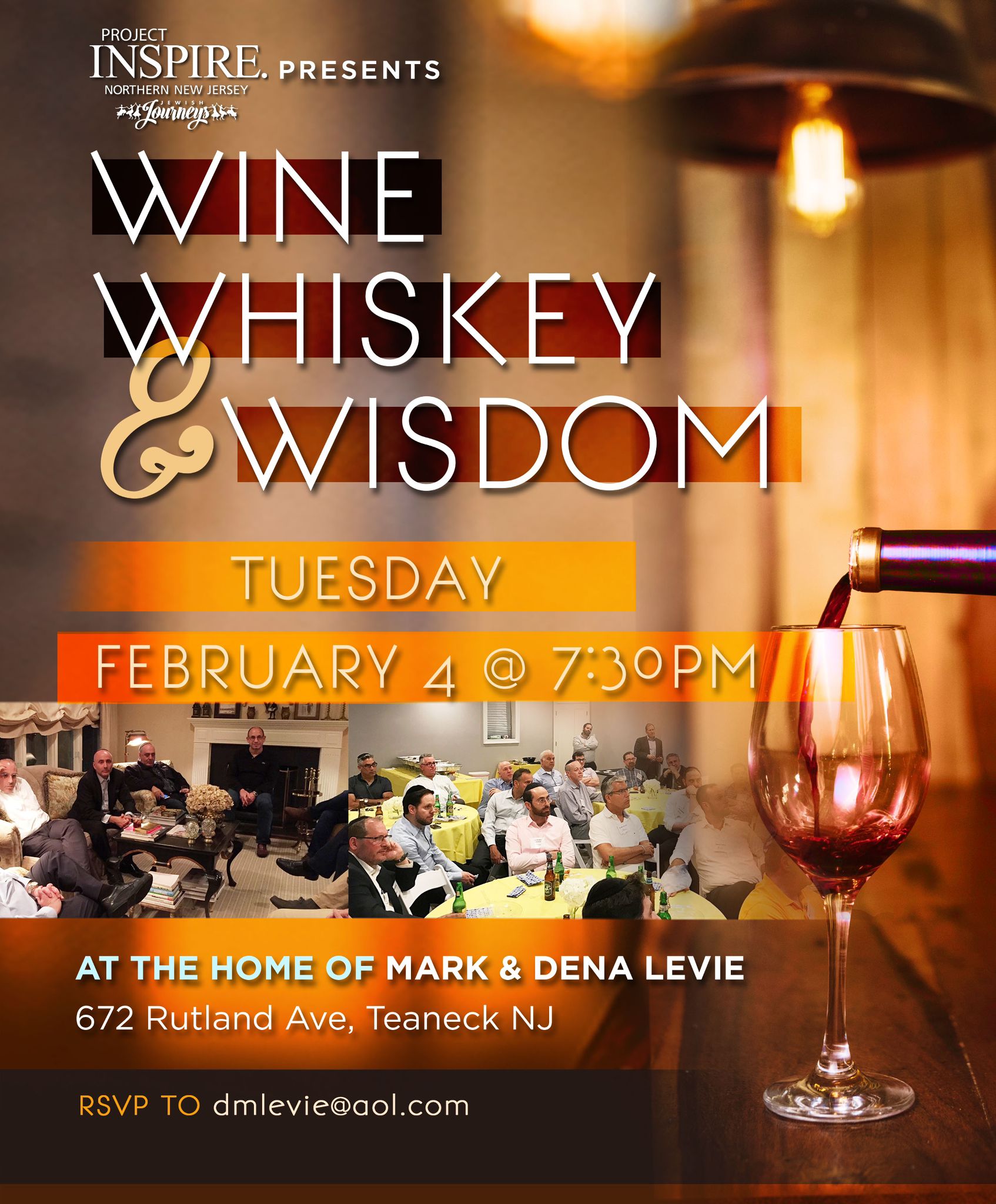 Wine, Whiskey & Wisdom in Northern NJ