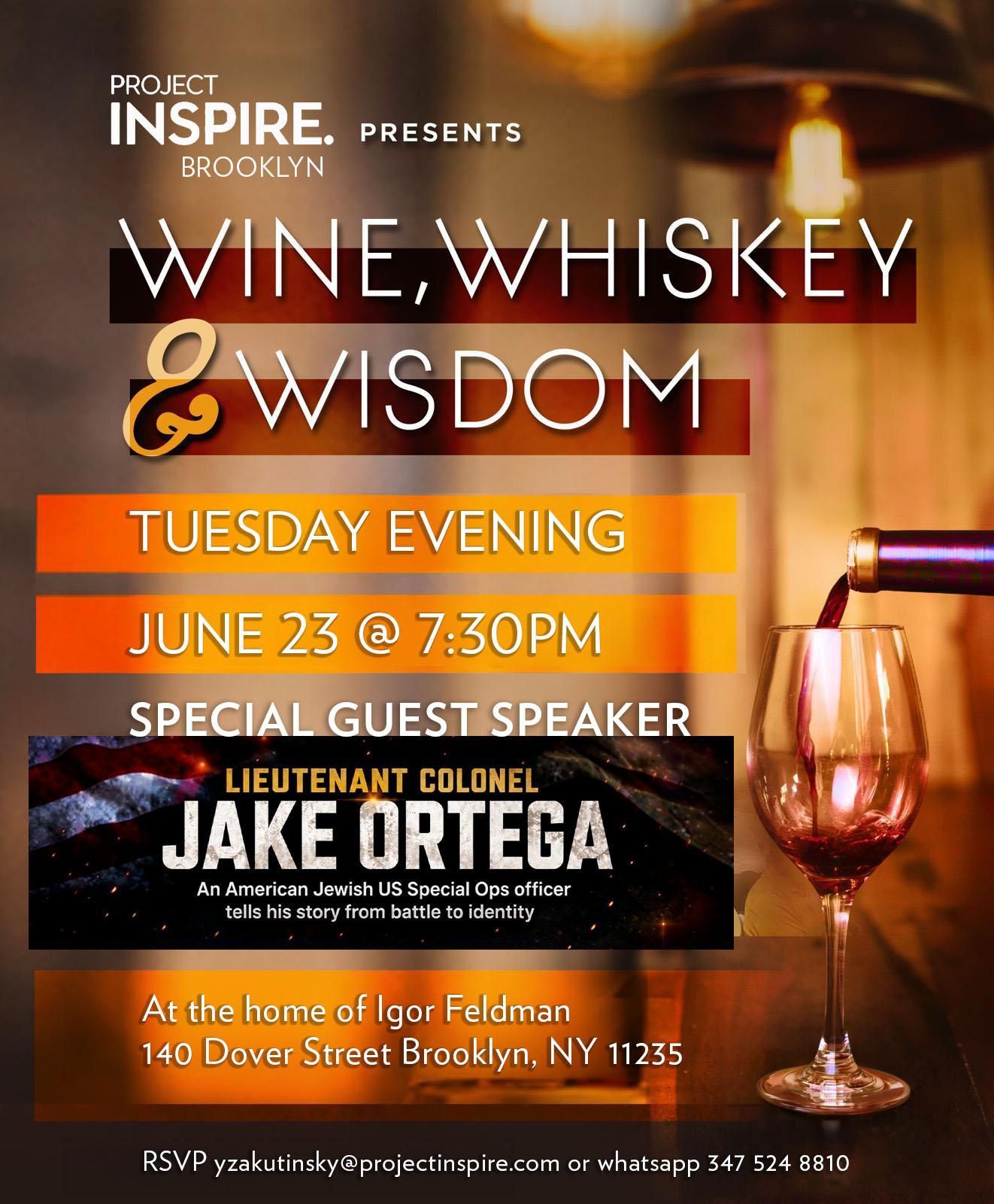 Wine Whiskey & Wisdom for Men