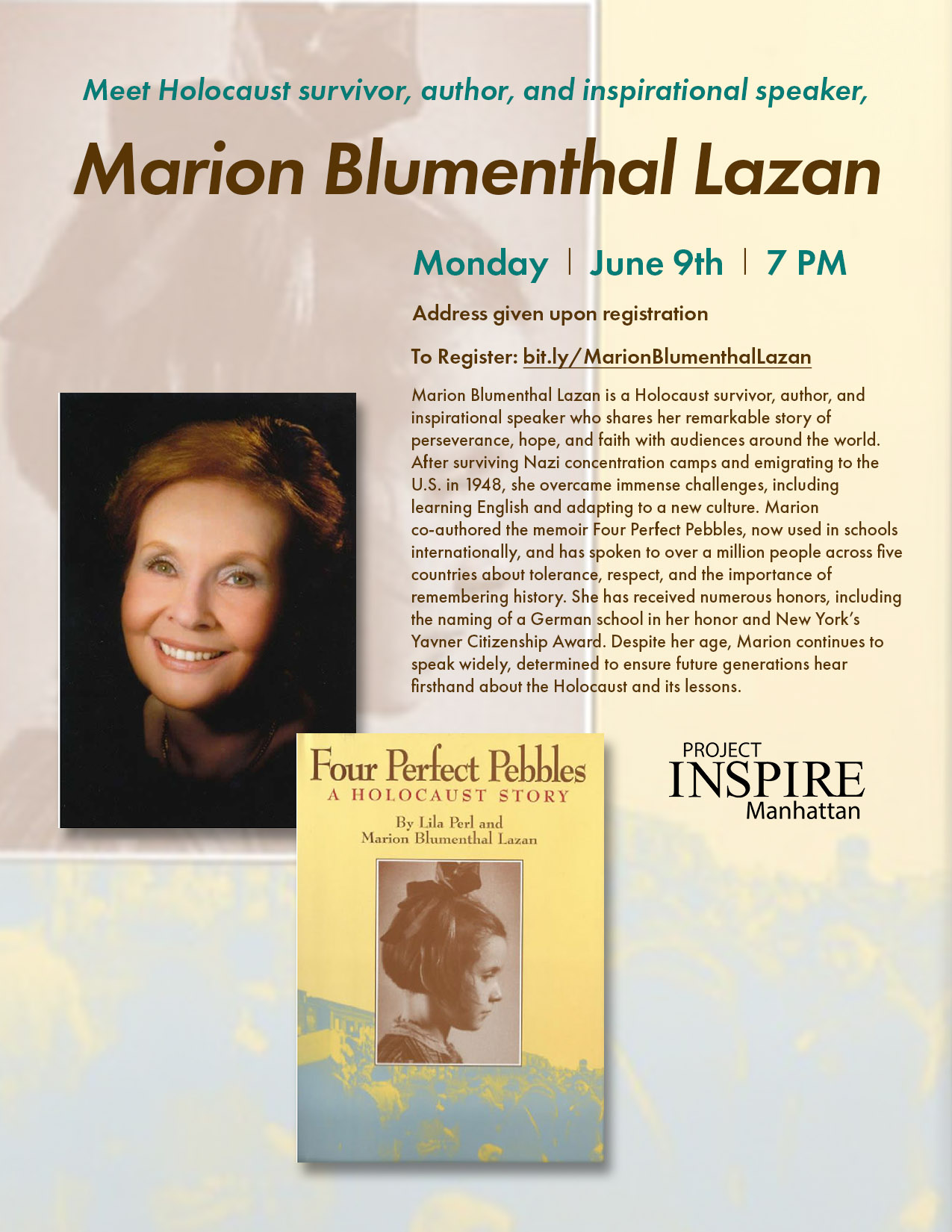 Meet Holocaust Survivor Marion Blumenthal Lazan