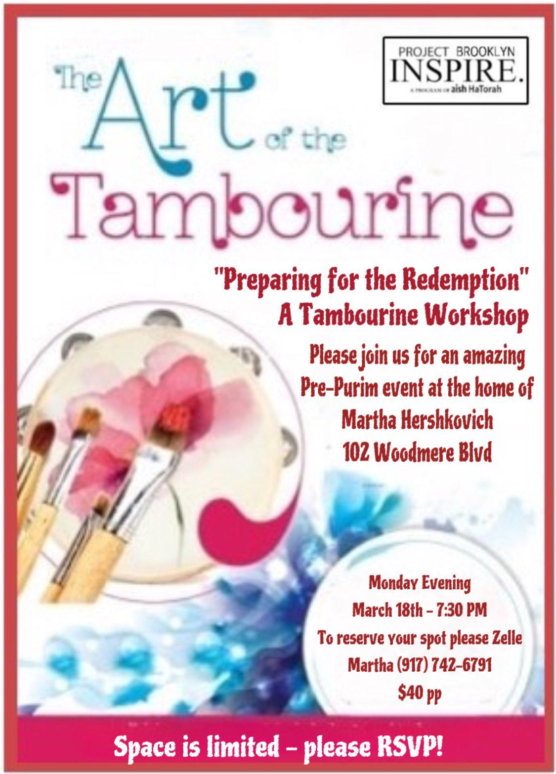The Art of the Tambourine "Preparing for the Redemption"