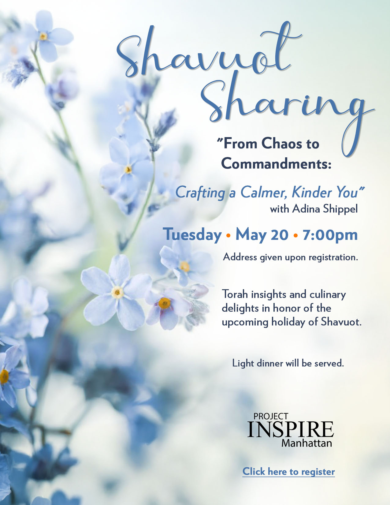 Shavuot Sharing From Chaos to Commandments