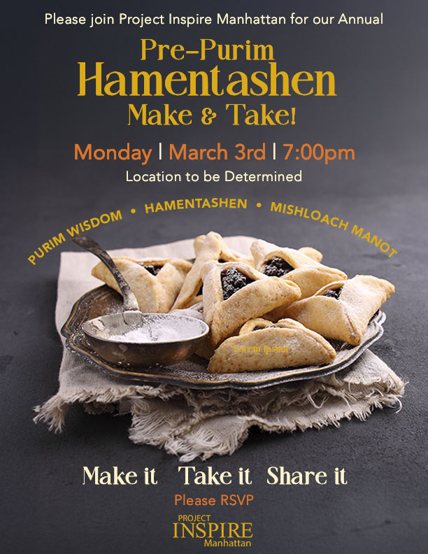 Pre-Purim Hamentashen Make and Take