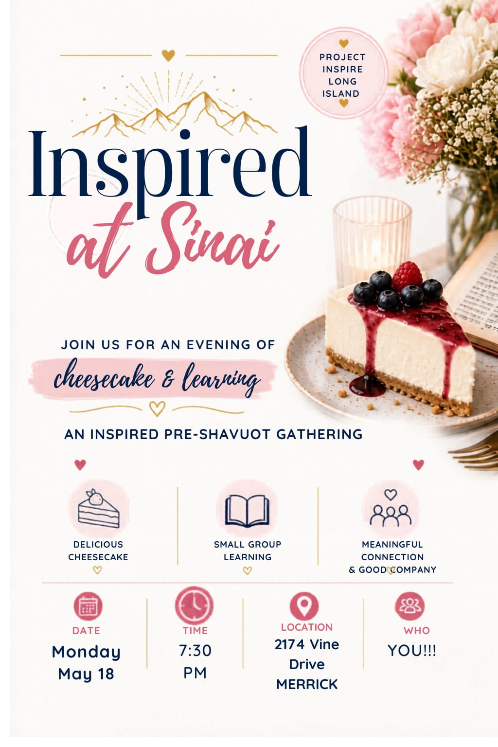 Inspired at Sinai