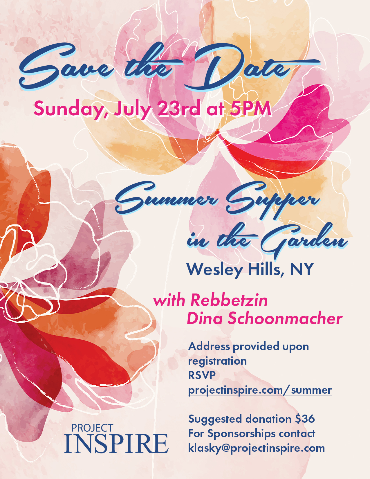 Summer Event with Dina Schoonmaker