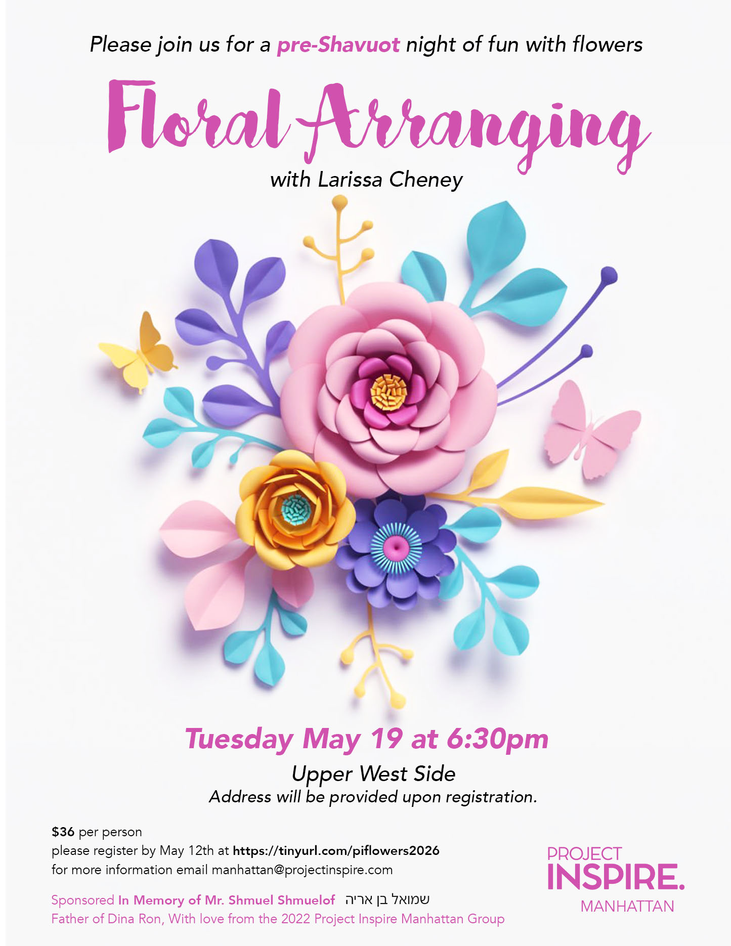 Floral Arranging with Larissa Cheney