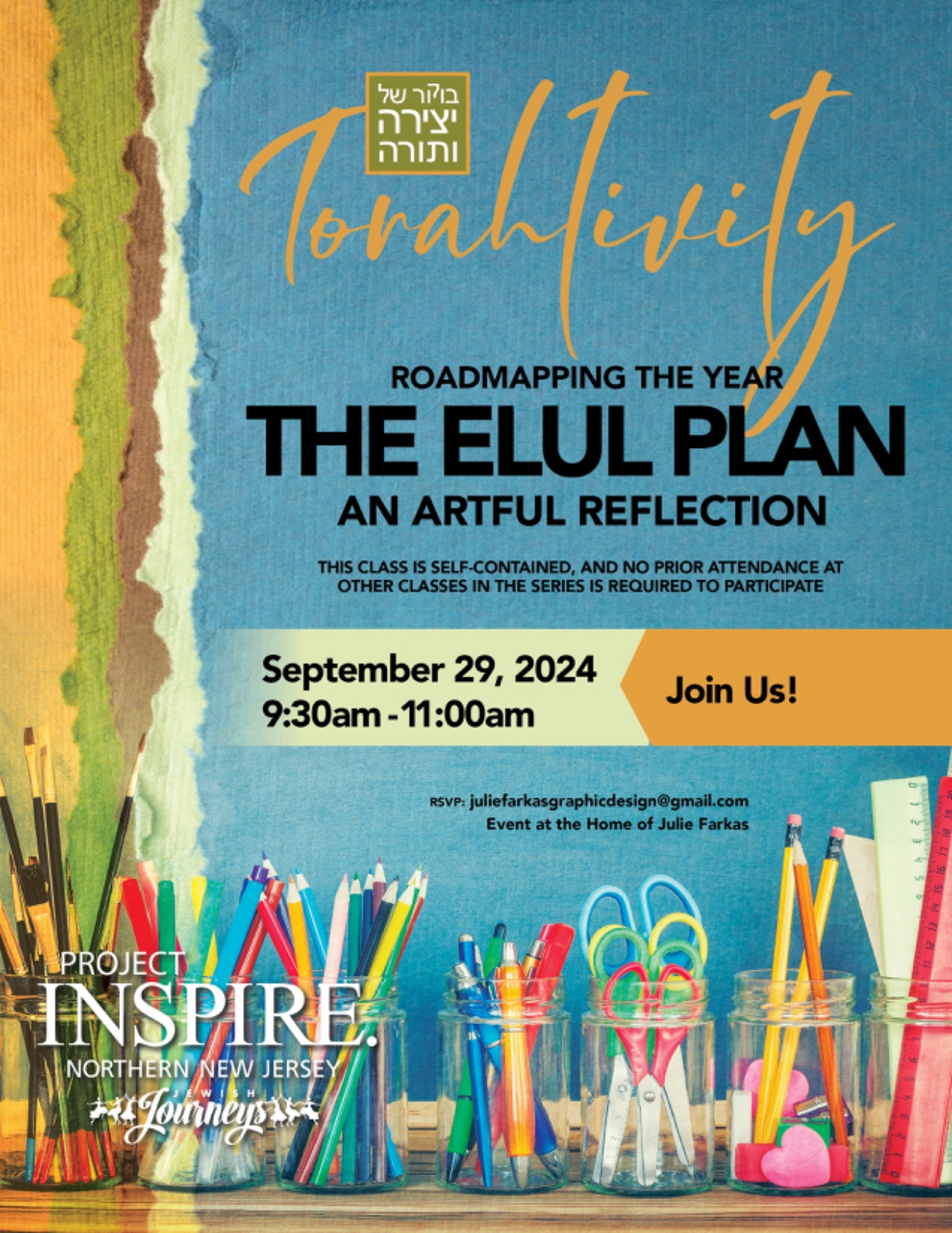 Torahtivity: Roadmapping the Year, The Elul Plan